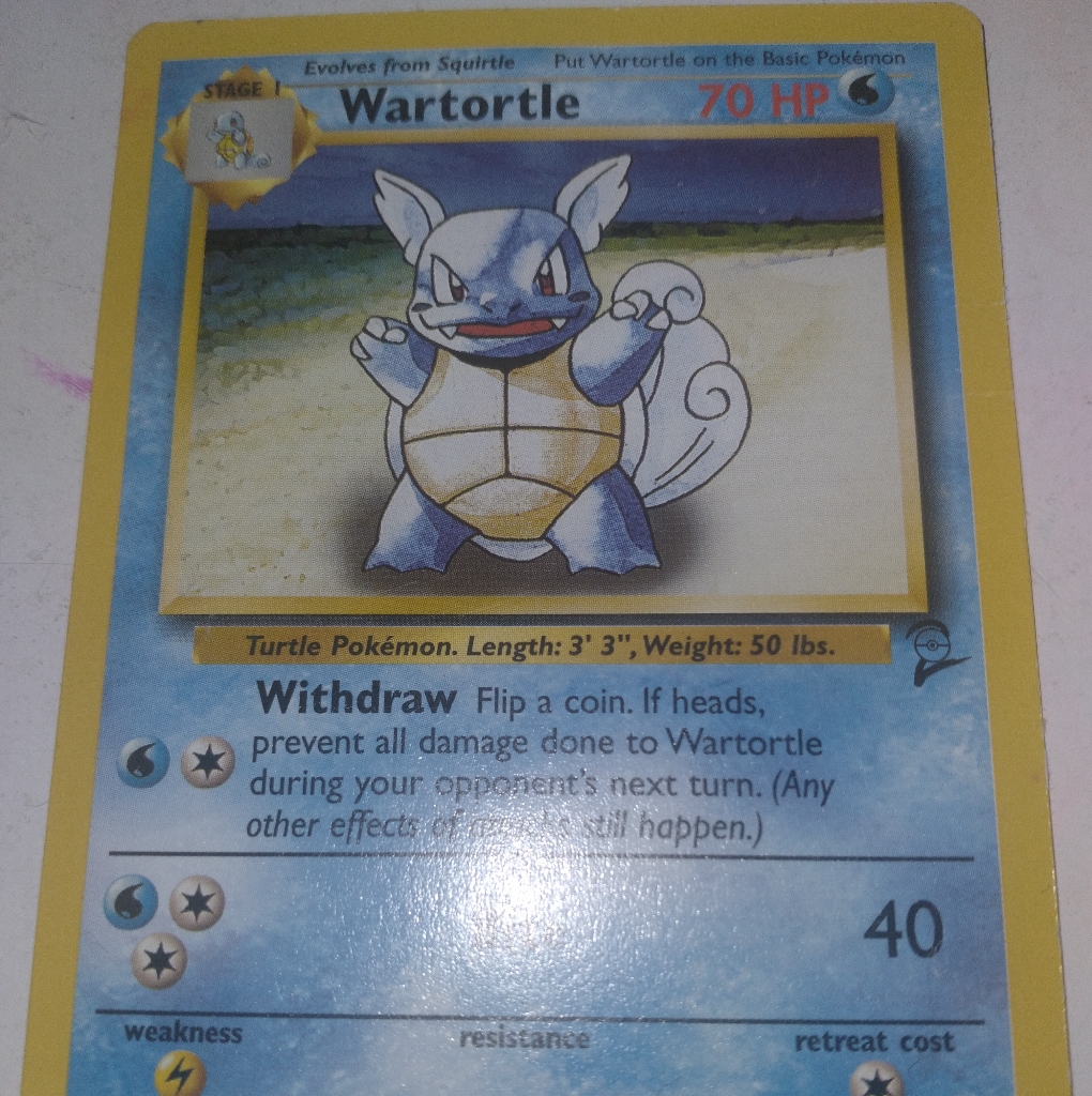 Pokemon | Toys | 995 Pokemon Wartortle Card | Poshmark